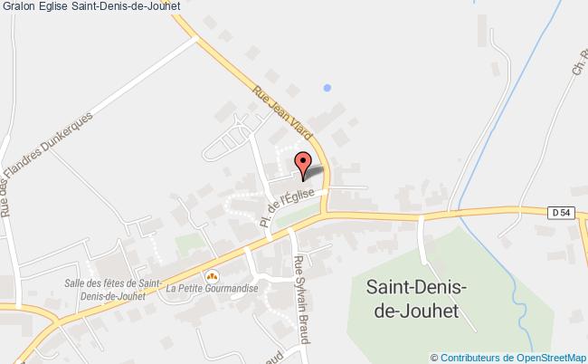 plan Eglise Saint-denis-de-jouhet Saint-Denis-de-Jouhet