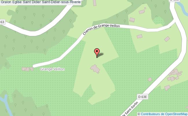 plan Eglise Saint Didier Saint-didier-sous-riverie Saint-Didier-sous-Riverie