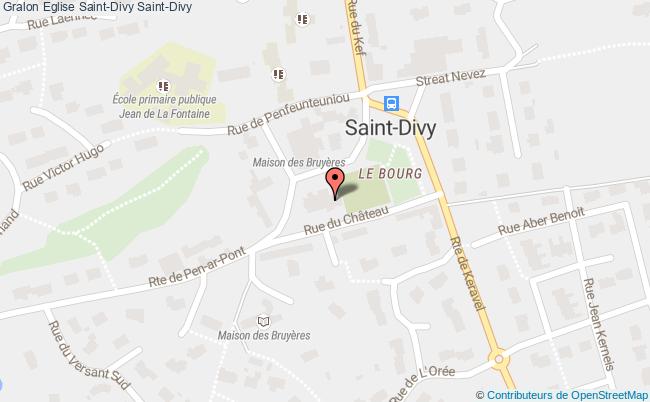 plan Eglise Saint-divy Saint-divy Saint-Divy