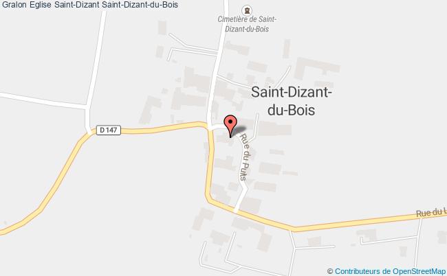 plan Eglise Saint-dizant Saint-dizant-du-bois Saint-Dizant-du-Bois