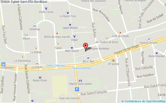 plan Eglise Saint-eloi Bordeaux Bordeaux