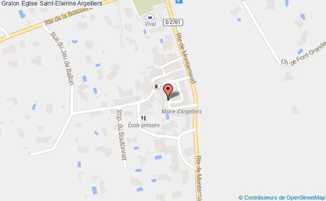 plan Eglise Saint-etienne Argelliers Argelliers