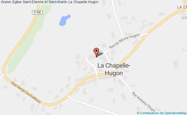 plan Eglise Saint-etienne Et Saint-martin La Chapelle-hugon La Chapelle-Hugon