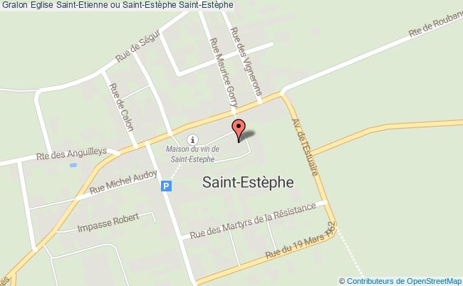 plan Eglise Saint-etienne Ou Saint-estèphe Saint-estèphe Saint-Estèphe