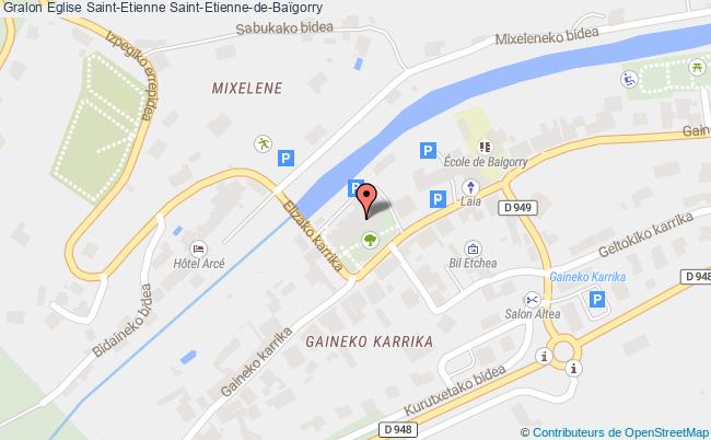 plan Eglise Saint-etienne Saint-etienne-de-baïgorry Saint-Etienne-de-Baïgorry