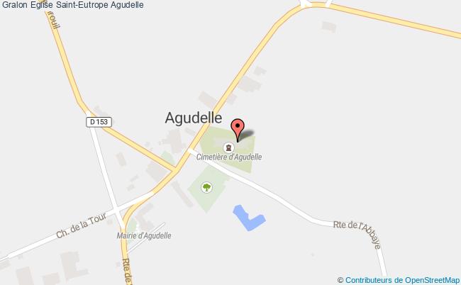 plan Eglise Saint-eutrope Agudelle Agudelle