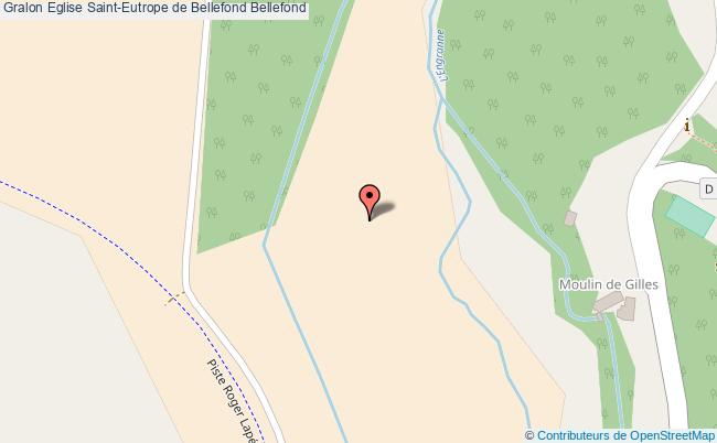 plan Eglise Saint-eutrope De Bellefond Bellefond Bellefond