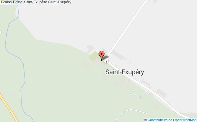 plan Eglise Saint-exupère Saint-exupéry Saint-Exupéry