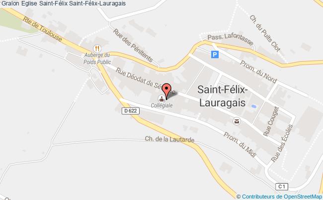 plan Eglise Saint-félix Saint-félix-lauragais Saint-Félix-Lauragais