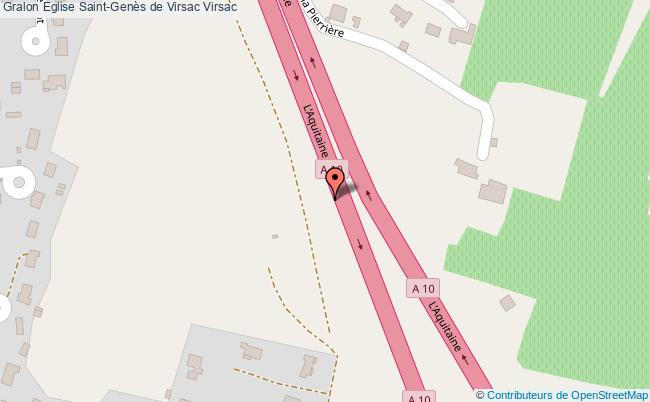 plan Eglise Saint-genès De Virsac Virsac Virsac