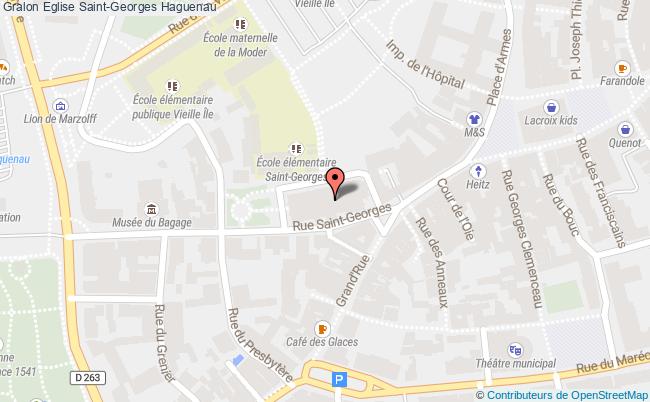 plan Eglise Saint-georges Haguenau Haguenau