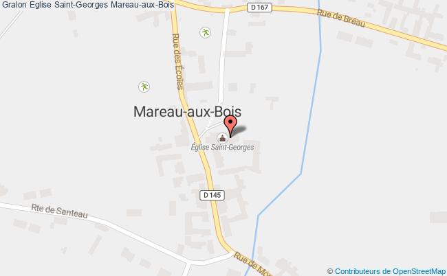plan Eglise Saint-georges Mareau-aux-bois Mareau-aux-Bois