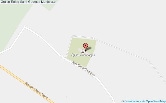 plan Eglise Saint-georges Montchaton Montchaton