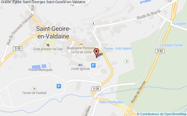 plan Eglise Saint-georges Saint-geoire-en-valdaine Saint-Geoire-en-Valdaine
