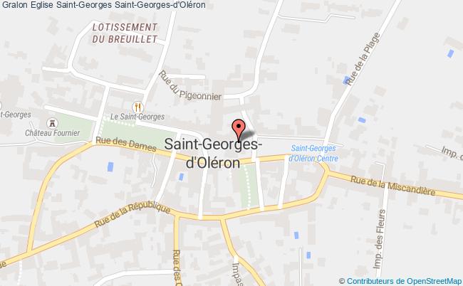plan Eglise Saint-georges Saint-georges-d'oléron Saint-Georges-d'Oléron