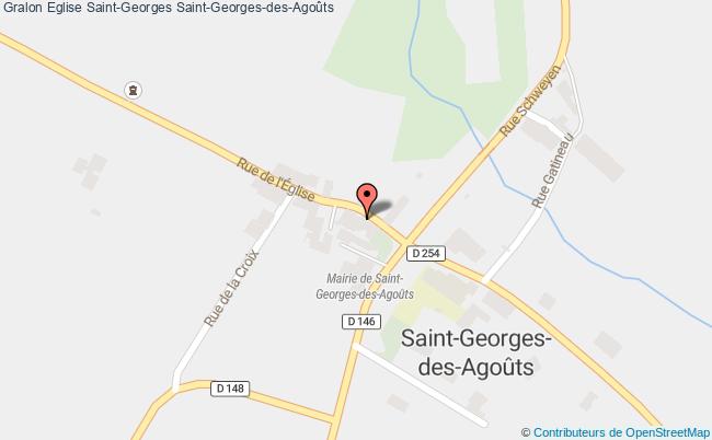 plan Eglise Saint-georges Saint-georges-des-agoûts Saint-Georges-des-Agoûts
