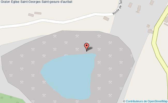 plan Eglise Saint-georges Saint-geours-d'auribat Saint-geours-d'auribat