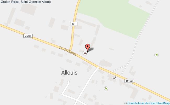 plan Eglise Saint-germain Allouis Allouis
