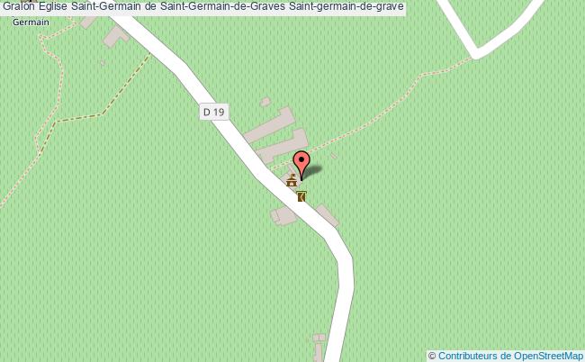 plan Eglise Saint-germain De Saint-germain-de-graves Saint-germain-de-grave Saint-germain-de-grave