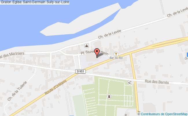 plan Eglise Saint-germain Sully-sur-loire Sully-sur-Loire