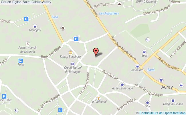 plan Eglise Saint-gildas Auray Auray