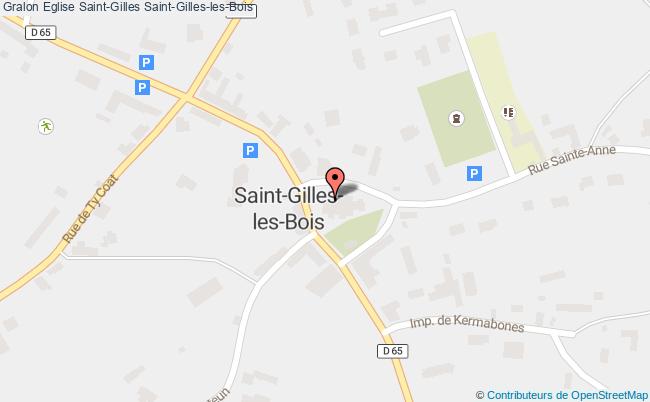 plan Eglise Saint-gilles Saint-gilles-les-bois Saint-Gilles-les-Bois