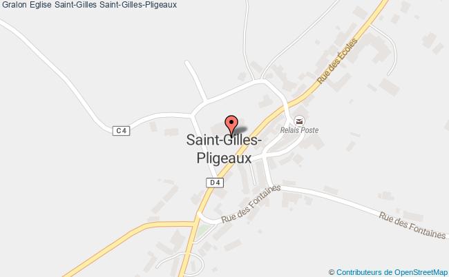 plan Eglise Saint-gilles Saint-gilles-pligeaux Saint-Gilles-Pligeaux