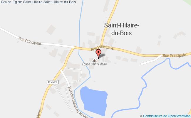 plan Eglise Saint-hilaire Saint-hilaire-du-bois Saint-Hilaire-du-Bois