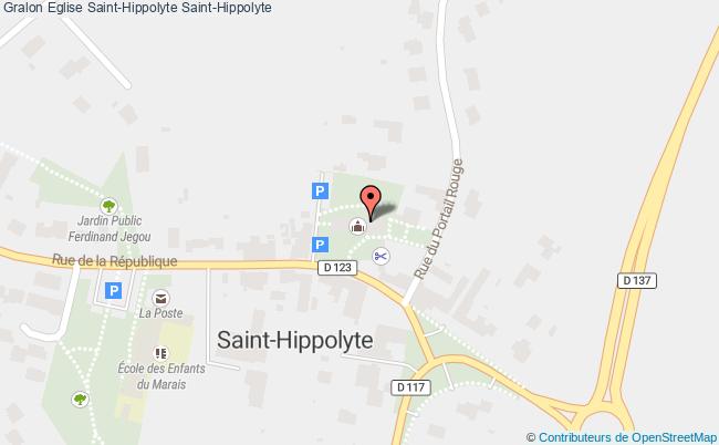 plan Eglise Saint-hippolyte Saint-hippolyte Saint-Hippolyte