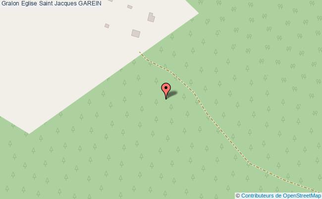 plan Eglise Saint Jacques Garein GAREIN