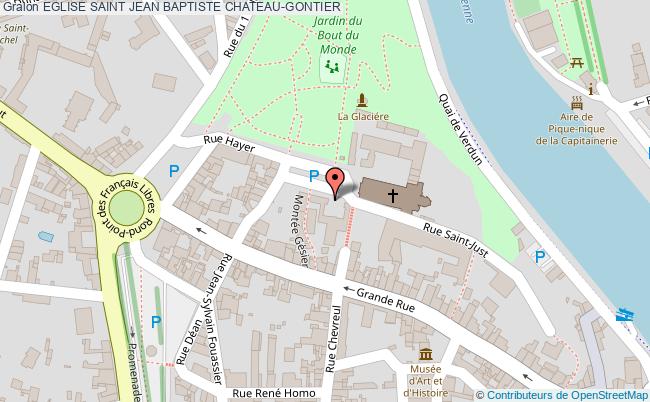 plan Eglise Saint Jean Baptiste Chateau-gontier CHATEAU-GONTIER