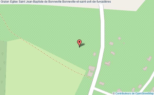 plan Eglise Saint Jean-baptiste De Bonneville Bonneville-et-saint-avit-de-fumadières Bonneville-et-saint-avit-de-fumadières