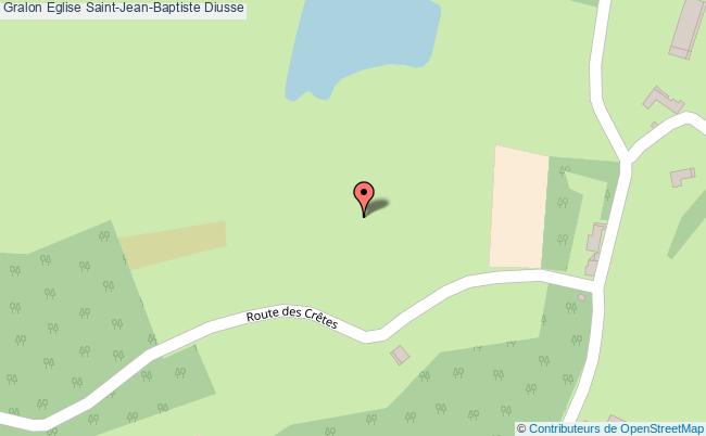 plan Eglise Saint-jean-baptiste Diusse Diusse