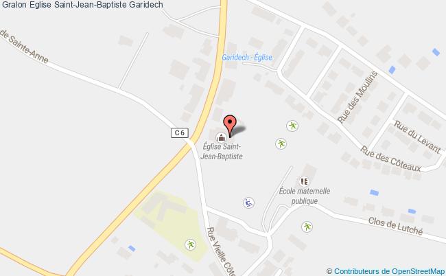 plan Eglise Saint-jean-baptiste Garidech Garidech
