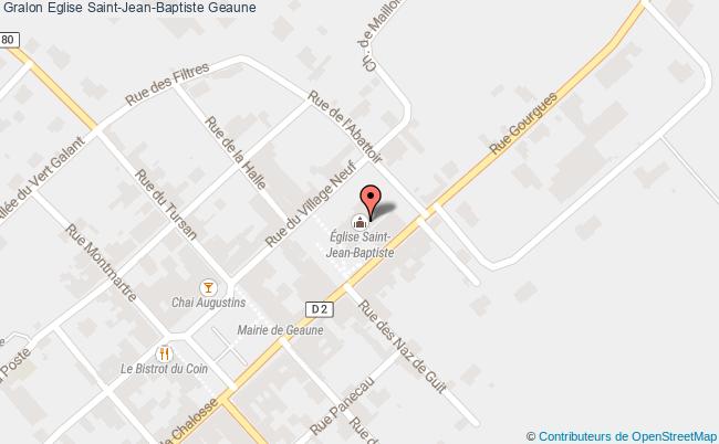 plan Eglise Saint-jean-baptiste Geaune Geaune