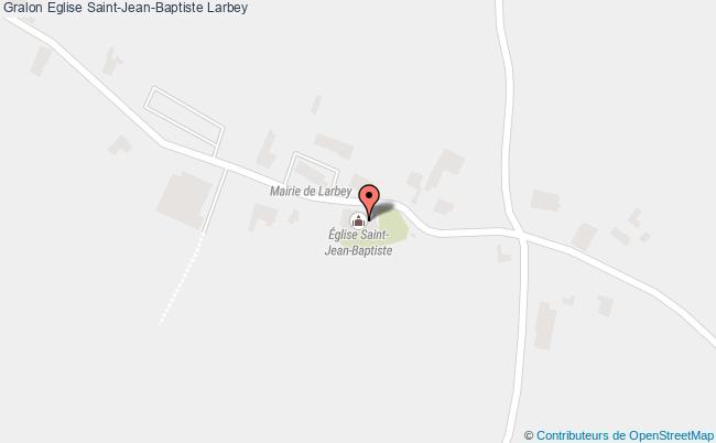 plan Eglise Saint-jean-baptiste Larbey Larbey