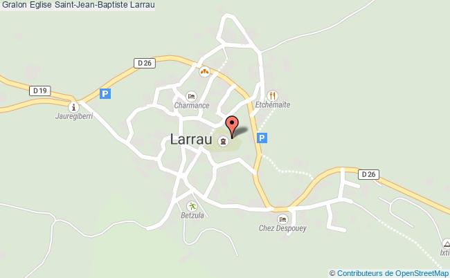 plan Eglise Saint-jean-baptiste Larrau Larrau