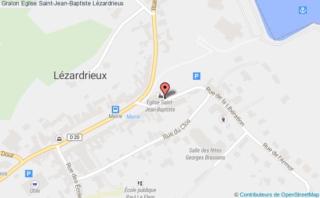 plan Eglise Saint-jean-baptiste Lézardrieux Lézardrieux