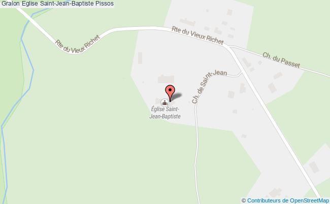 plan Eglise Saint-jean-baptiste Pissos Pissos