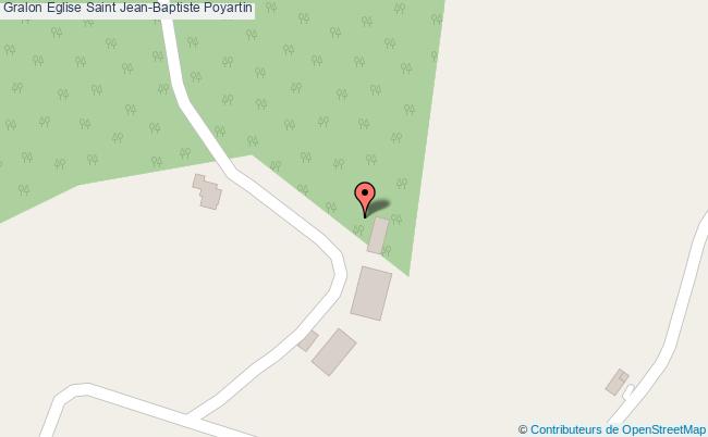 plan Eglise Saint Jean-baptiste Poyartin Poyartin