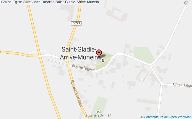 plan Eglise Saint-jean-baptiste Saint-gladie-arrive-munein Saint-Gladie-Arrive-Munein