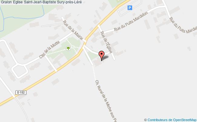 plan Eglise Saint-jean-baptiste Sury-près-léré Sury-près-Léré