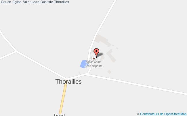 plan Eglise Saint-jean-baptiste Thorailles Thorailles