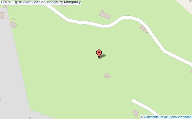 plan Eglise Saint-jean De Mongauzy Mongauzy Mongauzy