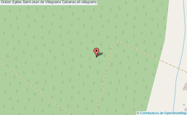 plan Eglise Saint-jean De Villagrains Cabanac-et-villagrains Cabanac-et-villagrains