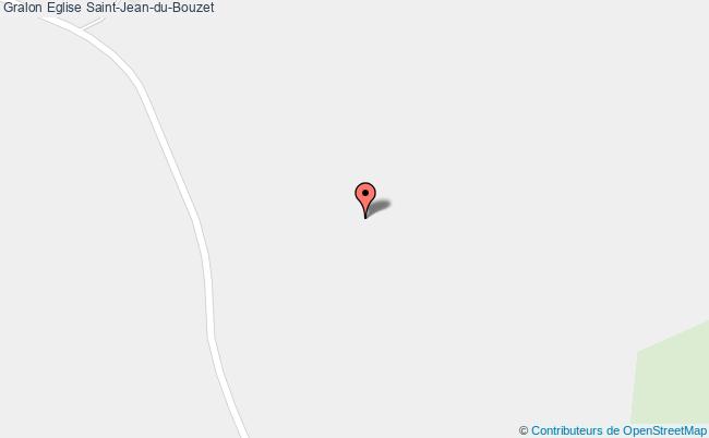 plan Eglise Saint-jean-du-bouzet Saint-Jean-du-Bouzet