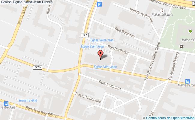 plan Eglise Saint-jean Elbeuf Elbeuf
