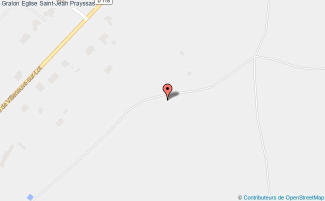 plan Eglise Saint-jean Prayssas Prayssas