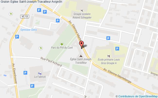 plan Eglise Saint-joseph-travailleur Avignon Avignon