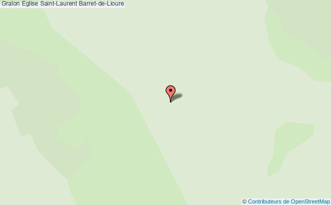 plan Eglise Saint-laurent Barret-de-lioure Barret-de-Lioure